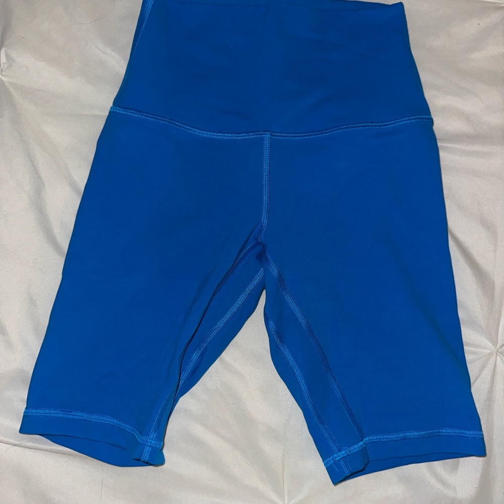 Lululemon Athletica Women's Vibrant Blue Bike Shorts